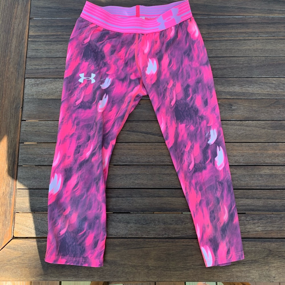 Under Armour breast cancer awareness leggings